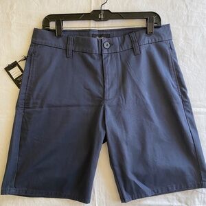 Brixton Carter Relax Fit Chino Shorts Size 32" Waist 20" Length Blue NWT